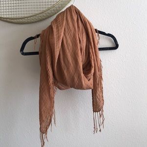 Burnt orange scarf